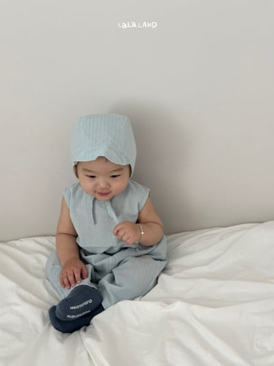 lala land36｜(3m-18m) 2色綁帶帽6