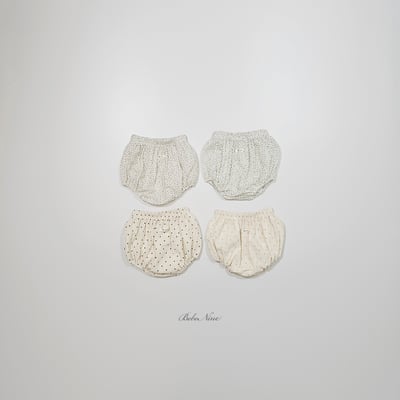 bebe nine10  (6m-24m) 4色可愛小碎花包屁褲2