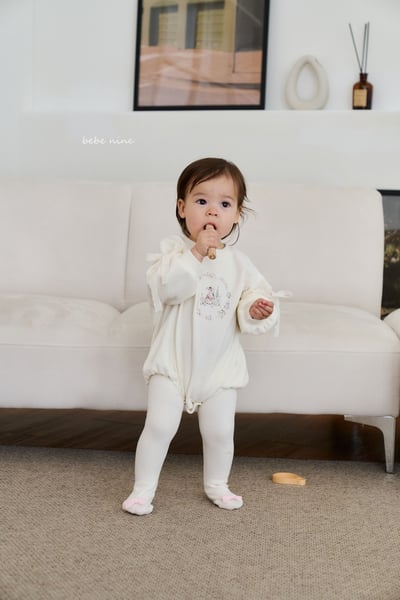 bebe nine21 (65cm-75cm) 3色蝴蝶結緞帶褲襪6