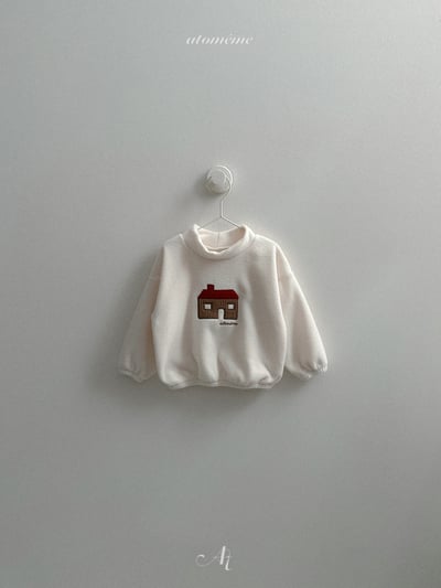 AT48｜(70-110) 小屋刺繡半高領上衣9