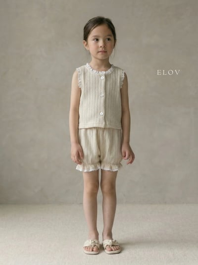 Mon petit15｜(73-118cm) 蕾絲花邊套裝6