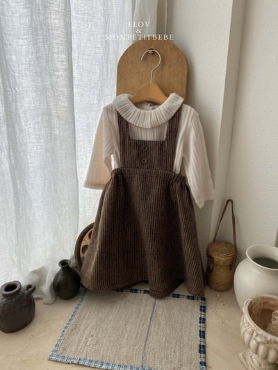 Monpetitbebe09｜(70cm-110cm) 復古吊帶洋裝14