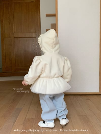 JE 661｜(80-110cm)  絨毛蕾絲束腳褲18