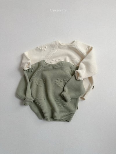 MiniRobe52｜(70-110) 愛心針織衫上衣4