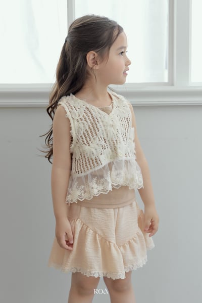 ROA22｜(6m-18m) 1色蕾絲鏤空背心14
