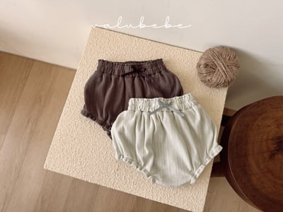 Valubebe 44｜(65-80cm) 編織紋鬆緊短褲3