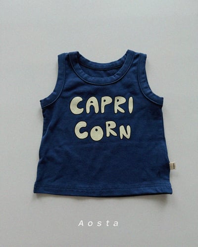 AOSTA57｜(6m-5y) 3款英文字母無袖背心6