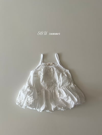 SO.U20｜(6m-4y) 繡花氣球洋裝4