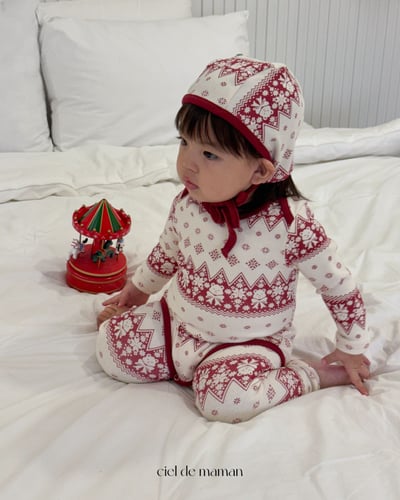 Cieldemaman13｜(3M~15M)  小熊包屁衣套裝含帽子5
