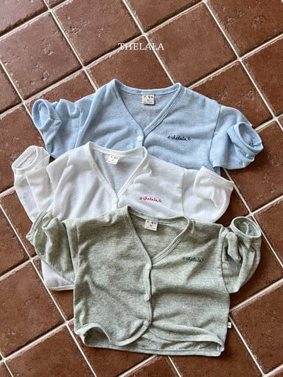 thelala21｜ (70-115) logo開襟薄外套11