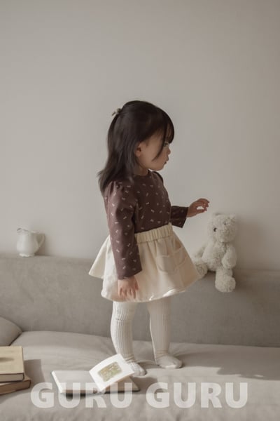 GURU GURU12｜(6m-24m) 3色蝴蝶結印花上衣9