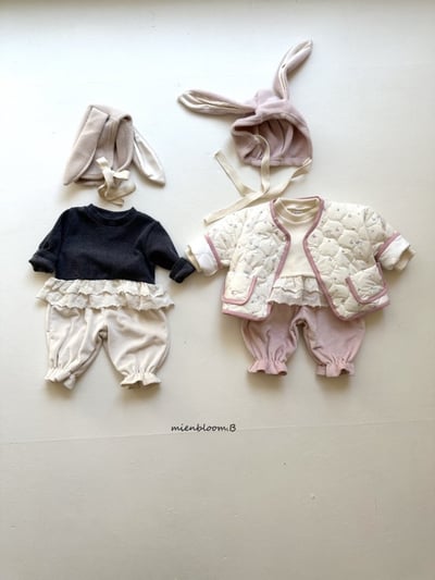 Bloom.b28｜(0m-24m/85cm-125cm) 刷絨縮口褲9