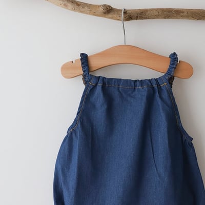 LEMONADE04｜(55cm-85cm) 1色牛仔細肩包屁衣含帽子8