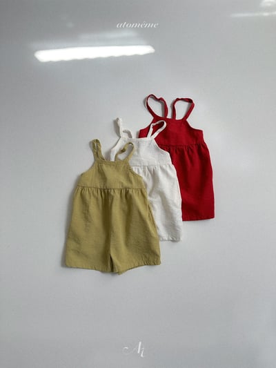 Atomeme39｜(70-110) 素面吊帶連身褲11