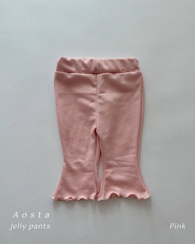 AOSTA03｜(6m-5y) 4色木耳邊果凍褲17