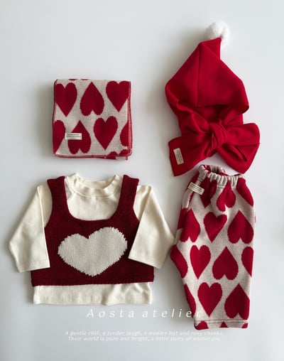 AOSTA16｜(1y-5y) 冬季針織印花短板背心13