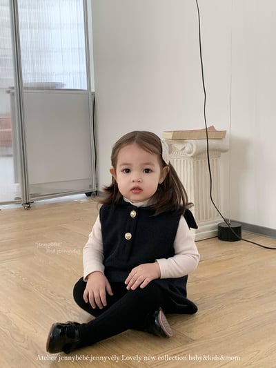 JE 649｜(80-110cm)  洋氣小香風背心裙10