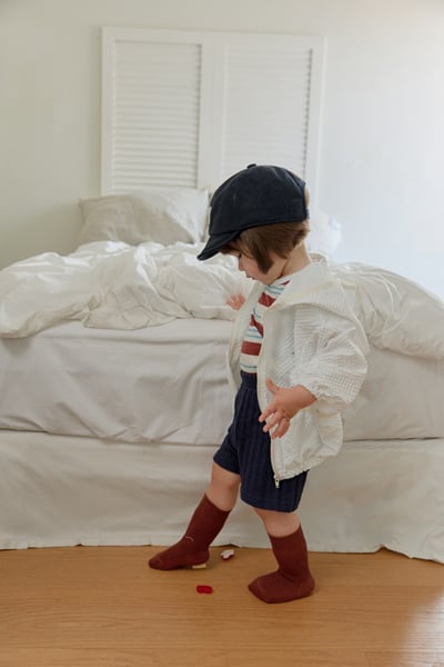 onu47｜(70cm-115cm) 泡泡紗拉鍊連帽外套10