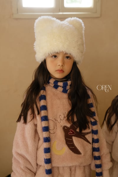 OREN13｜(free)毛絨貓耳帽9