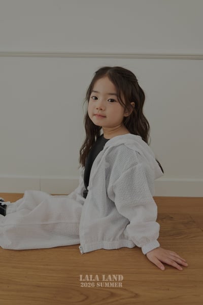 lala land53｜(75-120cm) 2色泡泡紗連帽拉線外套3