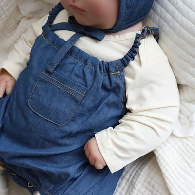 LEMONADE04｜(55cm-85cm) 1色牛仔細肩包屁衣含帽子11