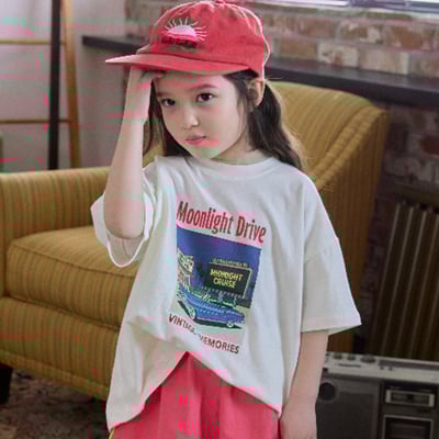 BEAN35｜(84-120cm)  汽車插畫上衣14