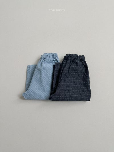 MiniRobe08｜(70-110) 壓紋直筒長褲7