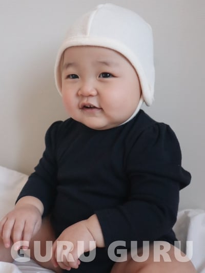 GURU GURU01｜(6m-24m) 2色素面棉質包屁衣9