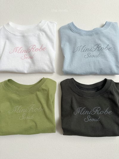 MiniRobe38｜(70-110) 英字簡約上衣10