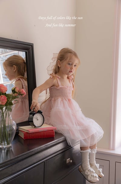 M-KIDS07｜(65-115cm) 浪漫綁帶洋裝13