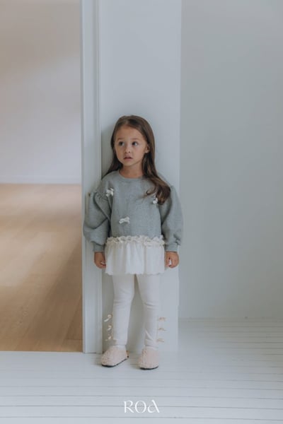 ROA05｜(80cm-120cm) 2色蝴蝶結蕾絲裙底上衣8