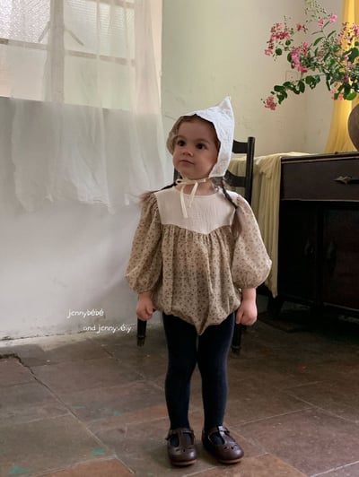 JE555｜(66-90cm) 田園碎花包屁衣17