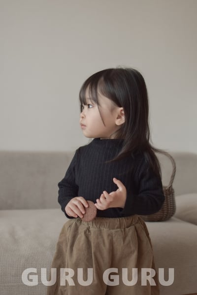 GURU GURU20｜(6m-24m) 2色素面口袋直筒長褲16