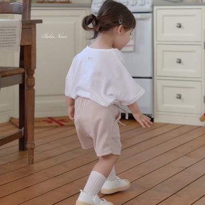 bebe nine30  (65cm-115cm) 3色簡約素色上衣16