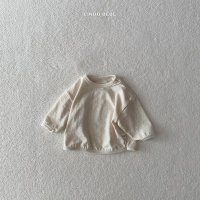 Lindo03｜(3m-18m) 圓領壓紋上衣8