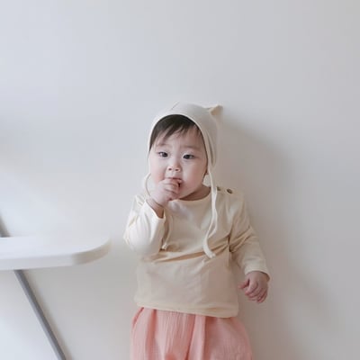 LEMONADE10｜(55cm-85cm) 2色側開扣素面上衣6