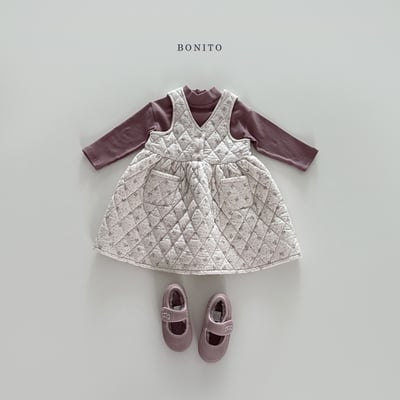 Bonito32｜(75cm-125cm) 素面高領上衣7