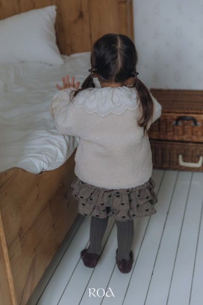 ROA04｜(80cm-120cm) 2色蕾絲領袖邊絨毛外套20