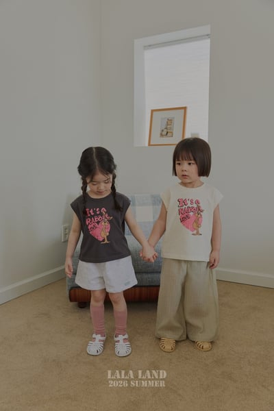 lala land56｜(75-120cm) 2色美式小兔印花背心13