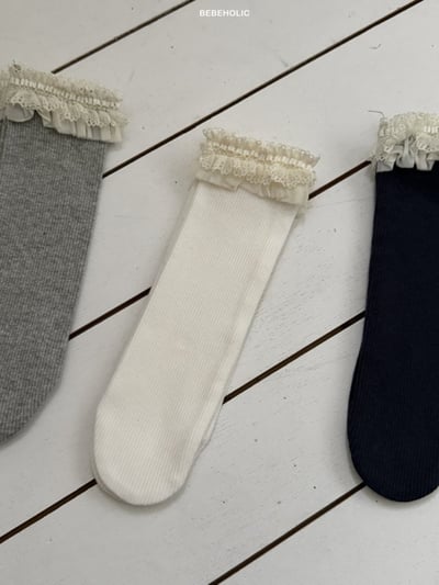 Bebe holic13｜(3m-18m) 蕾絲無根襪9