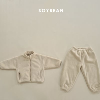 Soybean39｜(75cm-118cm) 刷毛拉鍊外套套裝10