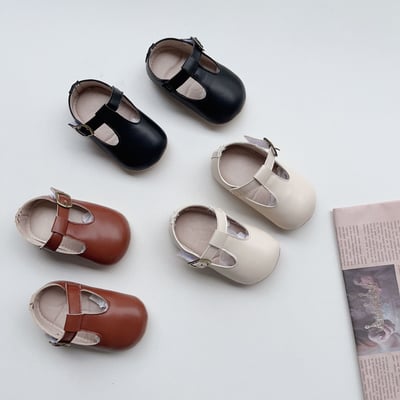 圓頭軟皮學步鞋1