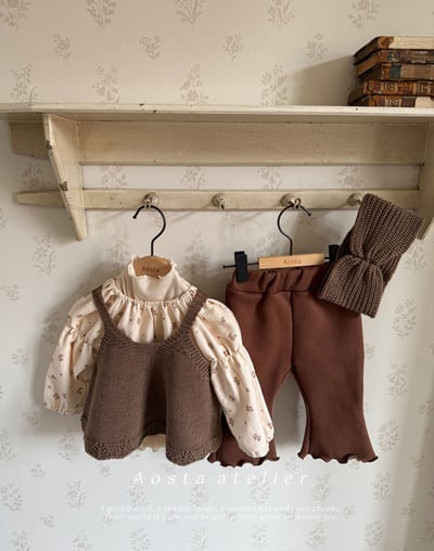 AOSTA58｜(6m-5y) 柔軟羊毛捲邊上衣21