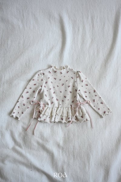 ROA22｜(80cm-120cm) 2色蕾絲蛋糕裙擺上衣3