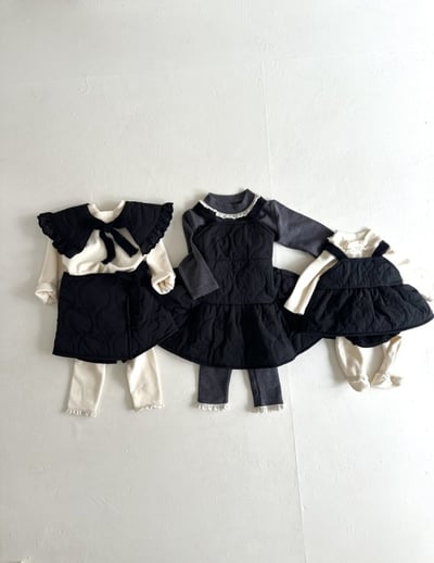 Bloom.b49｜(0m-24m) 蝴蝶結印花絎縫包屁衣8