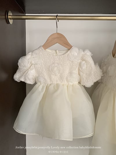 JE01｜(66-130cm) 玫瑰薄紗蓬蓬包屁洋裝14