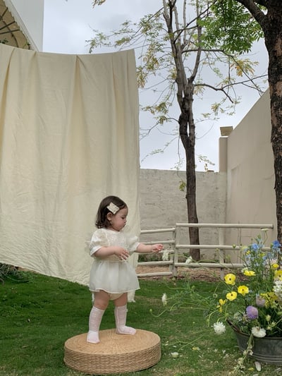 JE23｜(73-90cm) 蕾絲背心公主包屁衣套裝4