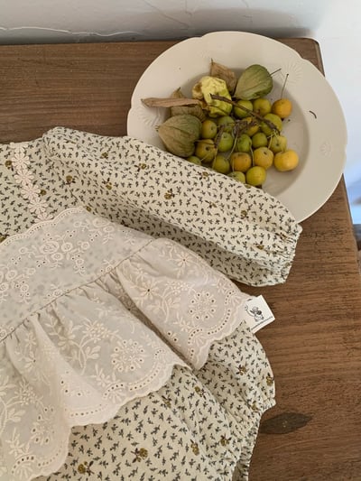 JE616｜(66cm-90cm) 碎花蕾絲背心設計包屁衣19