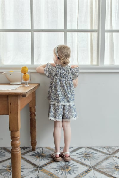 ROA10｜(6m-18m) 2色浪漫蕾絲滾邊短褲4