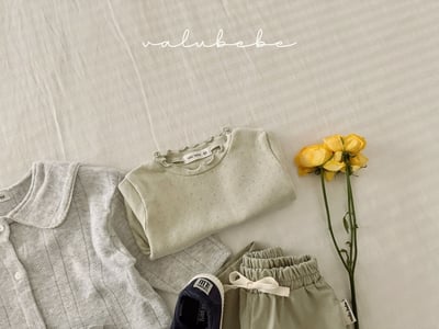 Valubebe53｜(65-90) 捲邊透氣上衣16